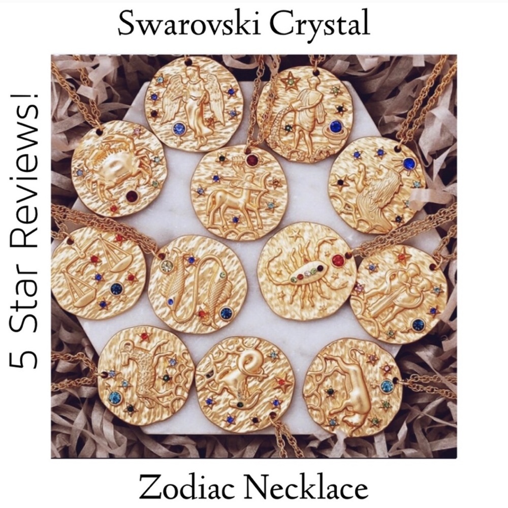 SAGITTARIUS Swarovski Zodiac Pendant Necklace NEW - Picture 8 of 8